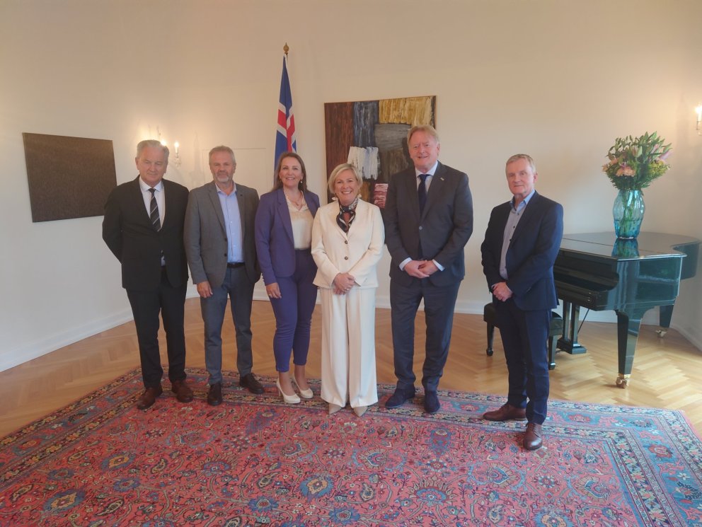 Einar Karl Haraldsson, Hannes Karlsson, Margrét Katrín Guðnadóttir, Halla Tómasdóttir forseti Ísland…