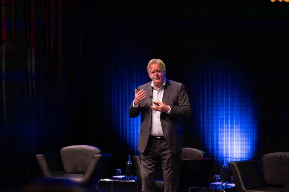 Jeroen Douglas á málþinginu 3. september.